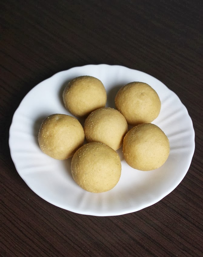Bandar Laddu  Thokkudu Ladoo    Swasthi s Recipes - 53