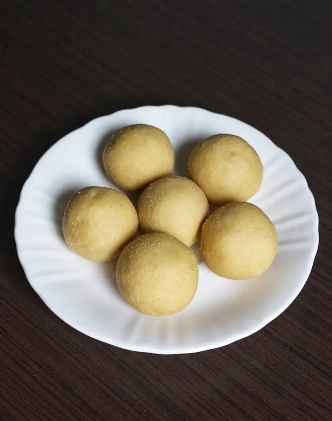 andhra homemade bandar laddu