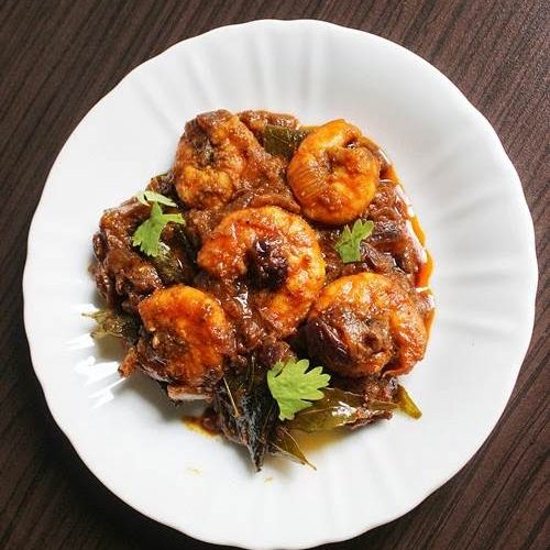 royyala iguru - andhra prawns curry