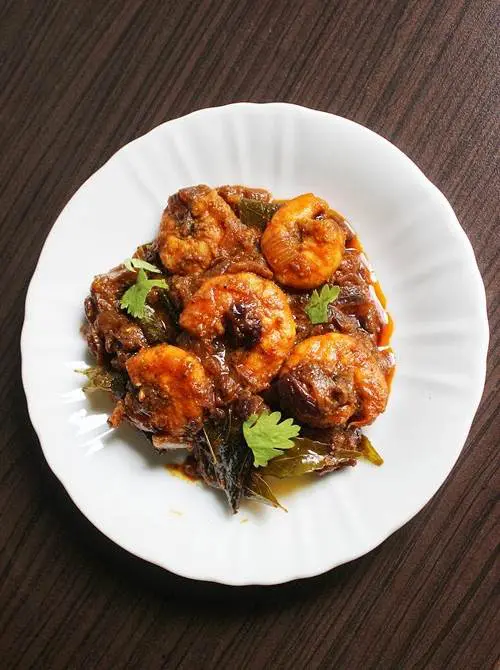 royyala iguru - andhra prawns curry