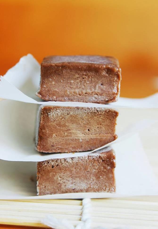 chocolate banana freezer fudge