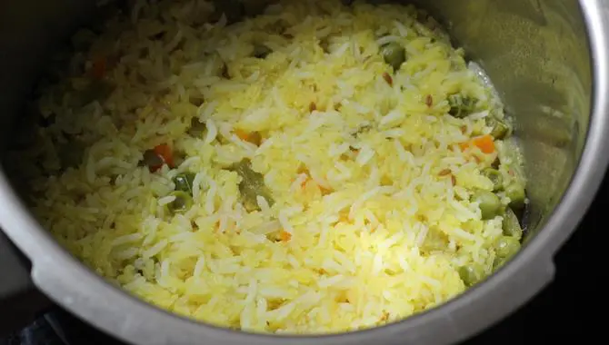 cooked vegetables in pan khichdi recipe for toddlers