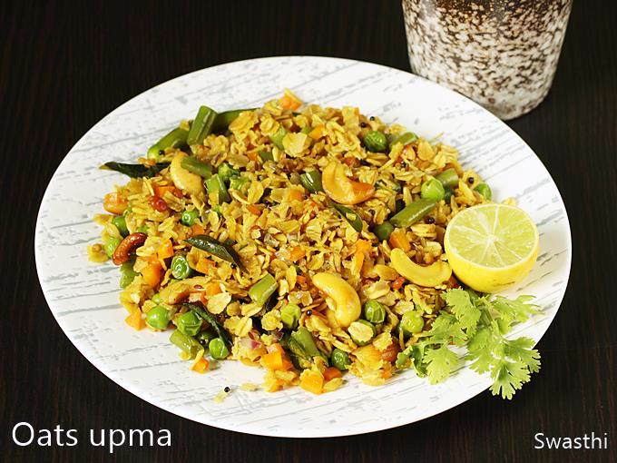 Oats Upma Recipe By Swasthi s Recipes - 87