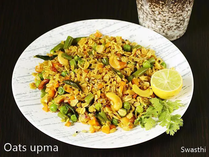 how to make vegetable oats upma