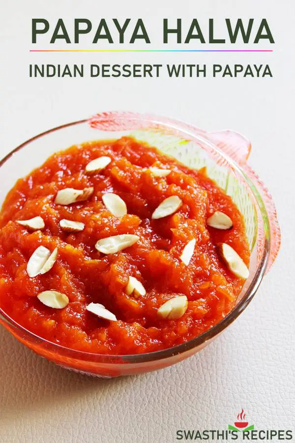 Papaya halwa recipe