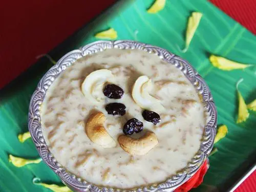 paramannam recipe, annam payasam