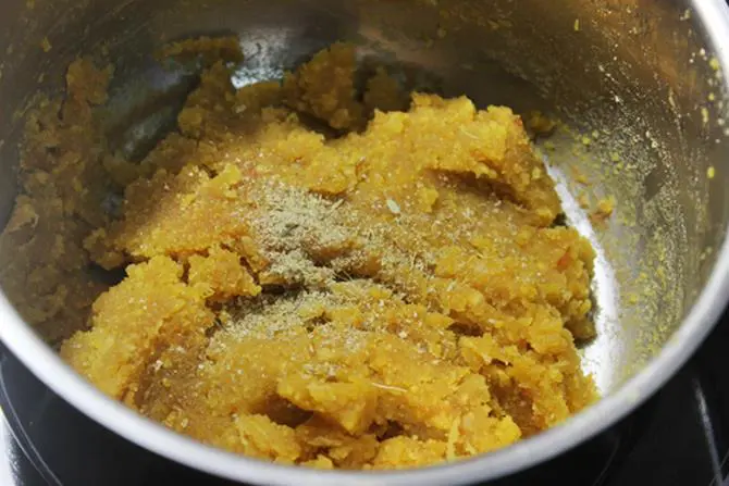 making hoorna for sihi kadubu recipe