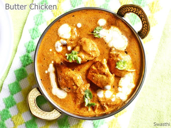 Butter Chicken Recipe Chicken Makhani Swasthi S Recipes