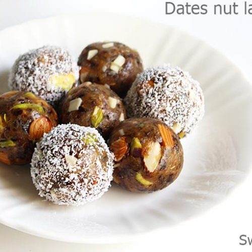 Dates laddu Dates ladoo recipe How to make dates laddu in 15 minutes