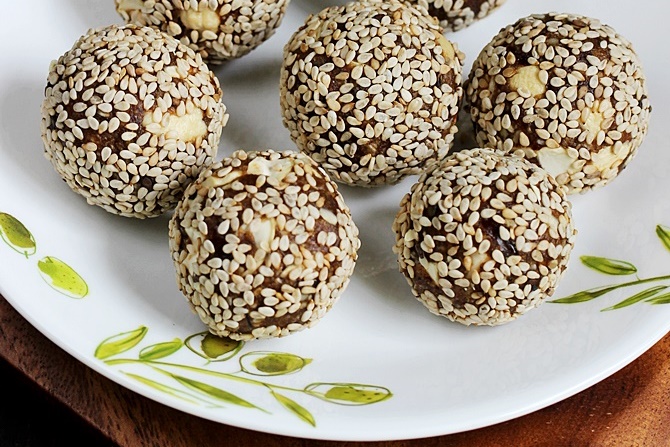 dates sesame laddu