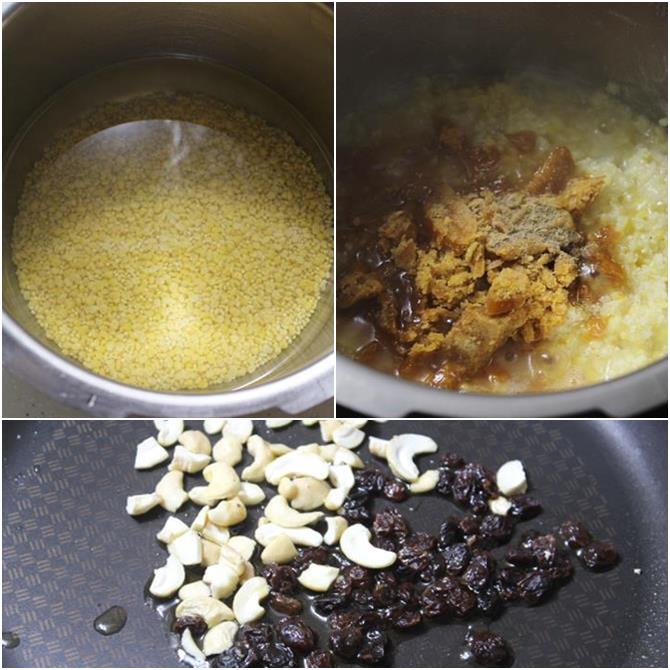 how to make millet sweet pongal