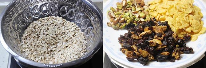 how to make oats ladoo 1