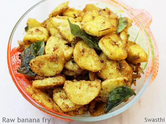 raw banana fry recipe