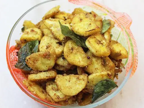 raw banana fry recipe