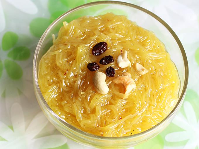 Semiya Kesari Recipe   Swasthi s Recipes - 14