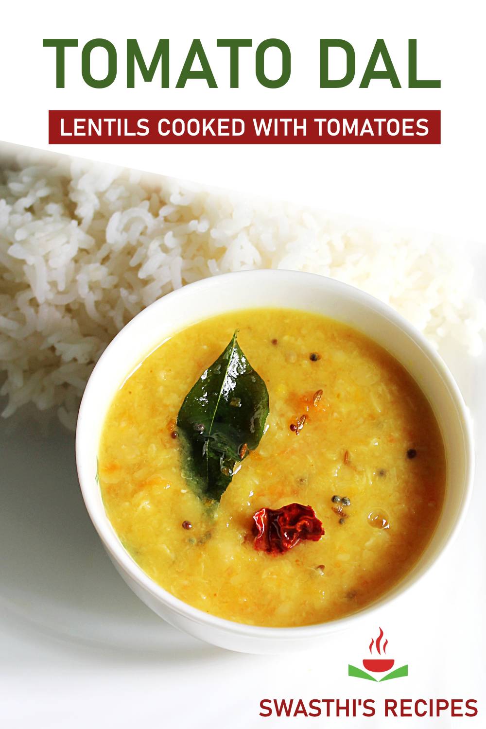 Tomato pappu | Tomato dal recipe | Andhra pappu recipe