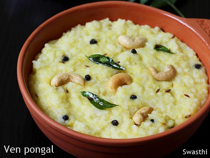 Ven Pongal Recipe How To Make Khara Pongal Recipe