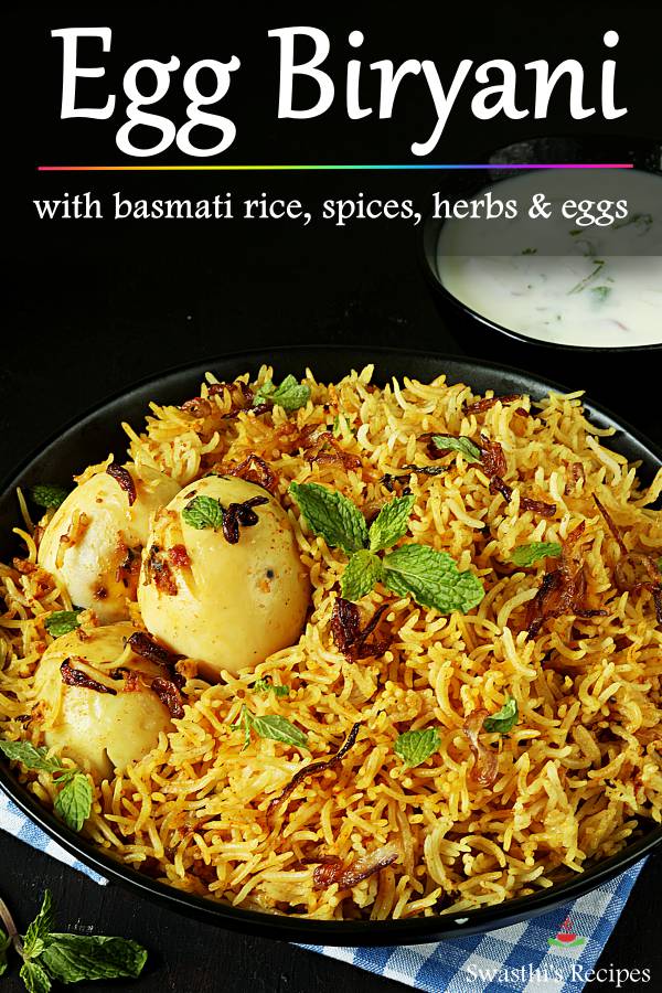 Egg biryani recipe (Instant pot & stovetop)