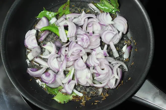 sauteing onions