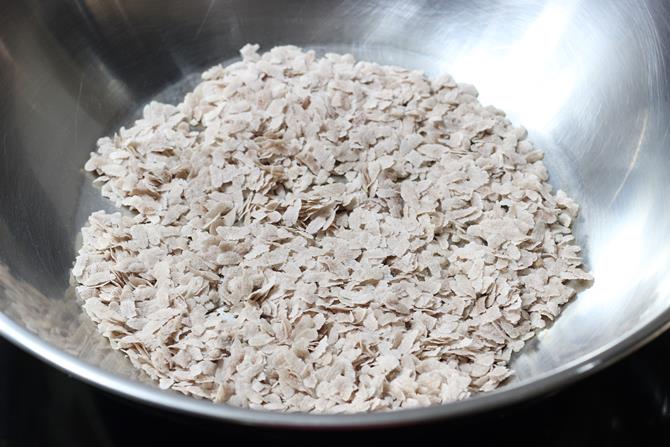 dry roasting on a kadai