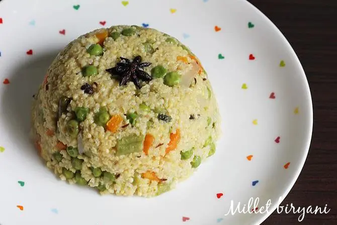 millet pulao