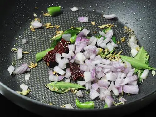 frying onions