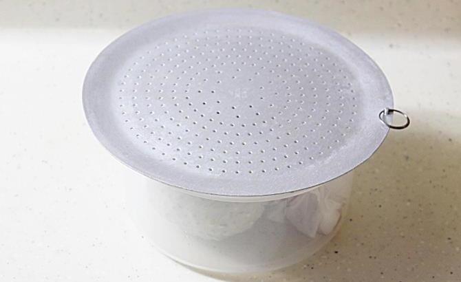 Cover it with a messed plate