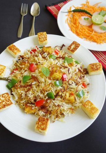 paneer dum biryani