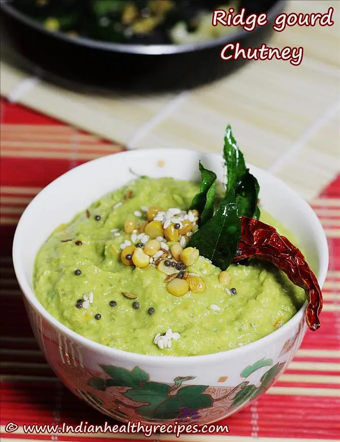 tempered beerakaya pachadi andhra style