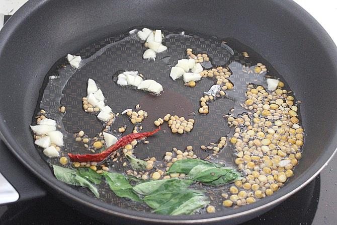 tempering ingredients for bendakaya fry recipe