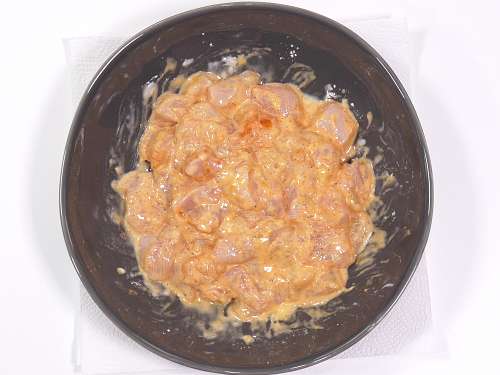 marinated & battered chicken