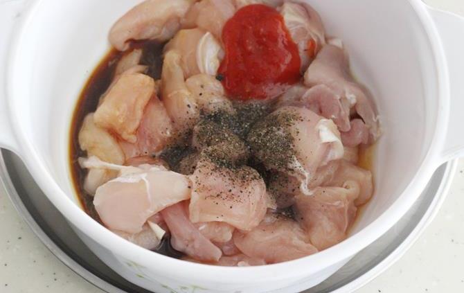 Marinate Meat Using Sauces For Chinese Chilli Chicken Recipe Marinate Meat Using Sauces For Chinese Chilli Chicken Recipe