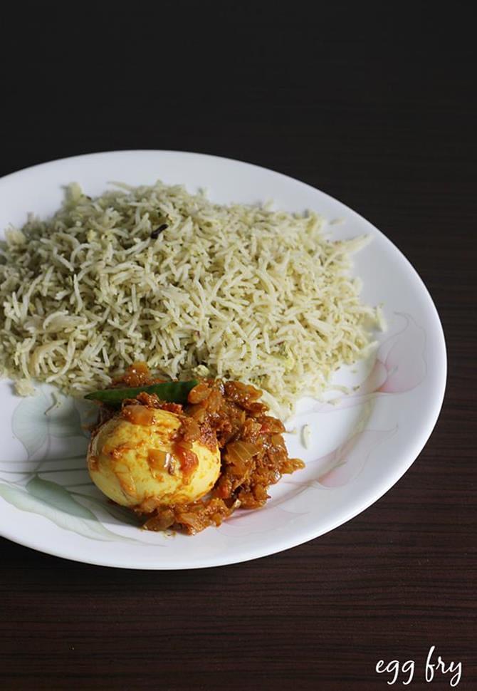 Egg fry recipe - Swasthi's Recipes