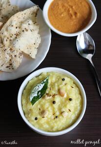 Millet pongal | korra biyyam pongali | Millet recipes