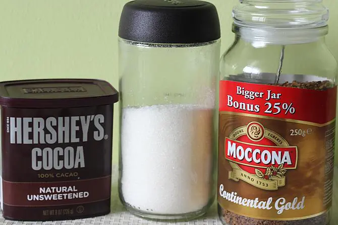 mocha recipe step 1