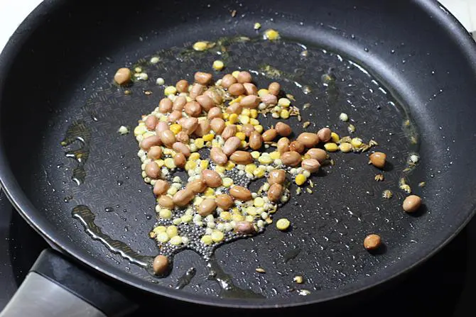 temper with spices to make aval upma