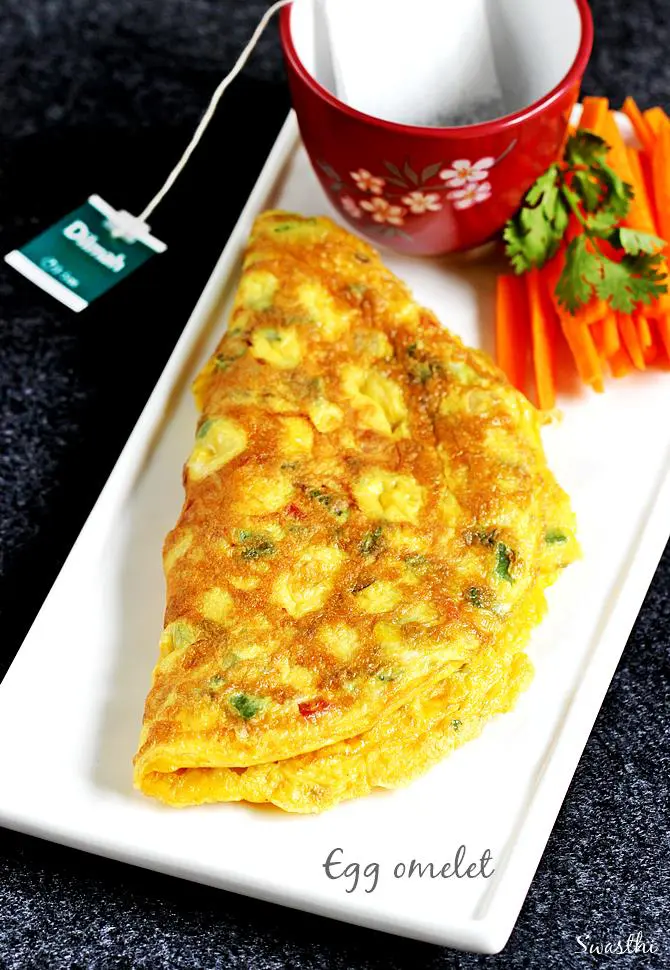 vegetable egg omelet