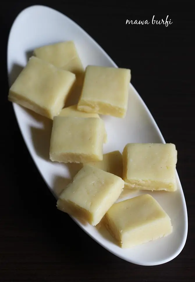 Mawa barfi recipe