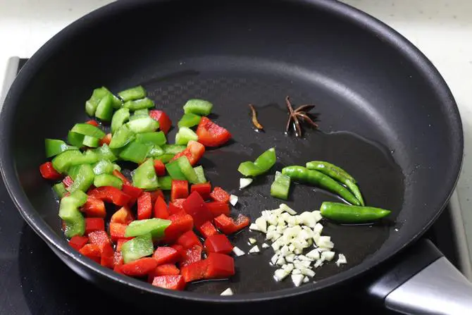saute veggies in pan for egg noodles recipe