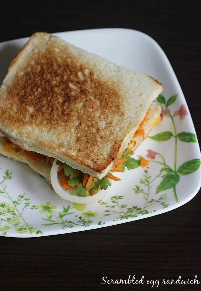 egg sandwich recipe bhurji sandwich