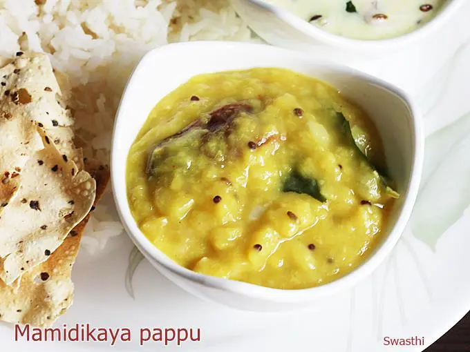 mamidikaya pappu aka mango dal