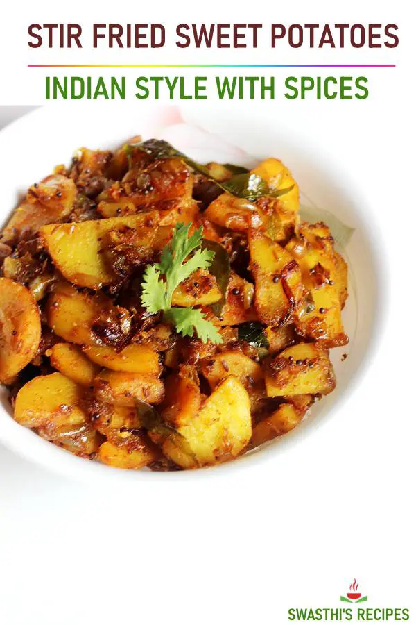 Sweet potato stir fry