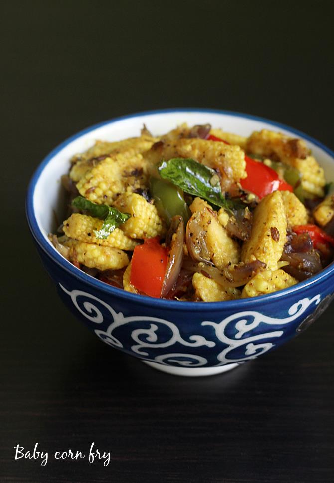 baby corn pepper fry