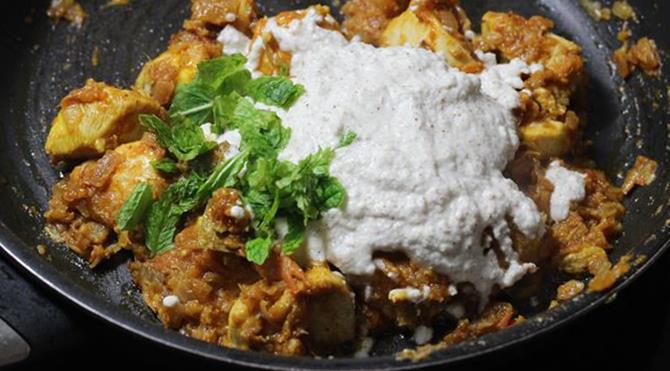 addition of poppy paste for chicken kurma recipe