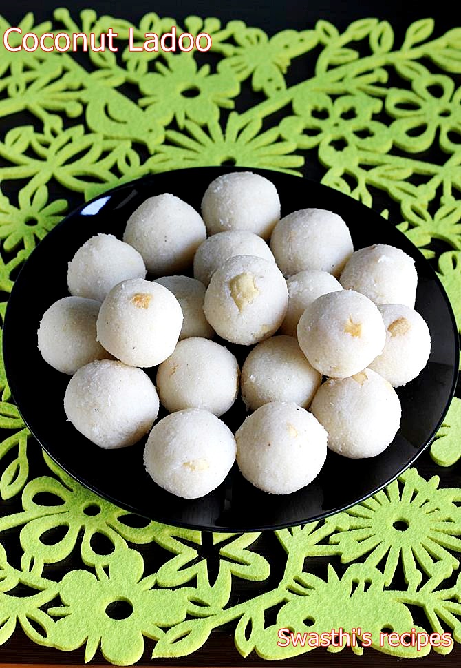 coconut ladoo recipe how to make coconut ladoo laddu nariyal ladoo