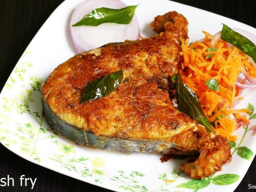 Fish Fry Recipe Pan Fried Crispy Fish Swasthi S Recipes