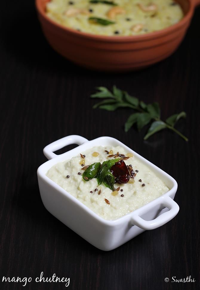 mango chutney kobbari mamidikaya pachadi