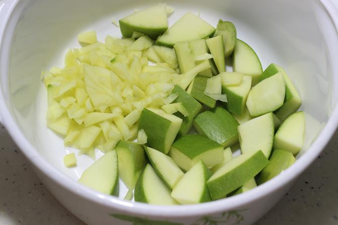 recette de lavage de mangue pour la recette de cornichon à la mangue