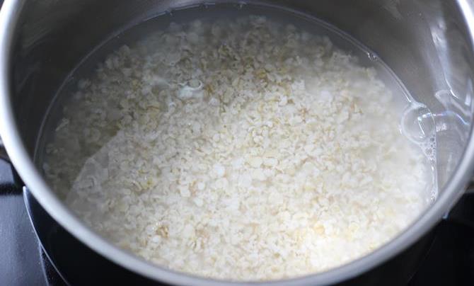 soaking oats for apple oats porridge