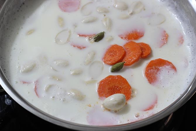 Carrot Milkshake   Swasthi s Recipes - 32